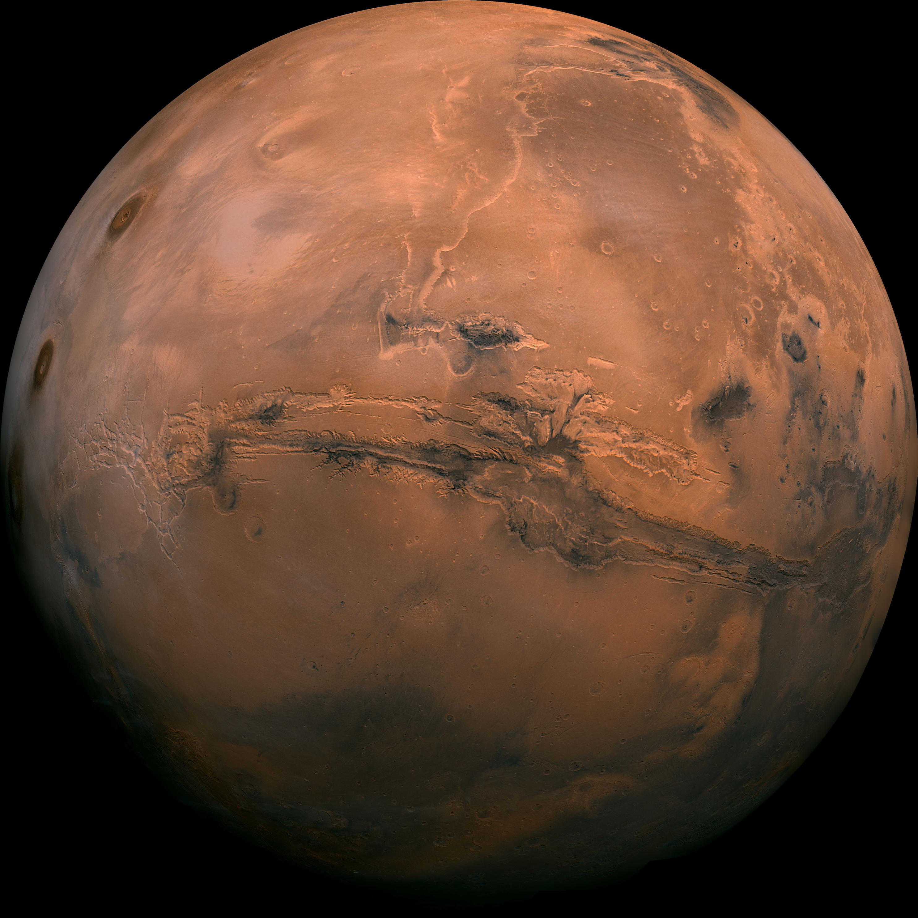 Full disc view of Mars