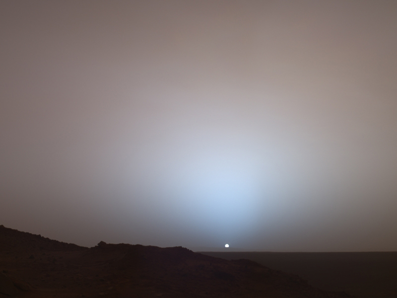 Mars Exploration Rover Spirit captured this stunning view