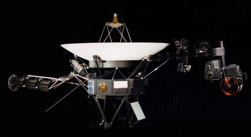 An image of the Voyager spacecraft