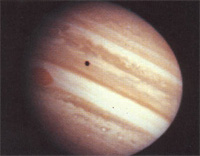 Pioneer 10 image of Jupiter from 1973