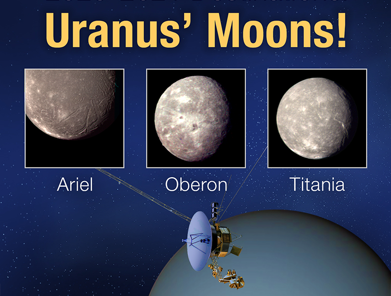 20-21 destinations are: Uranus' Moons - Ariel, Oberon and Titania