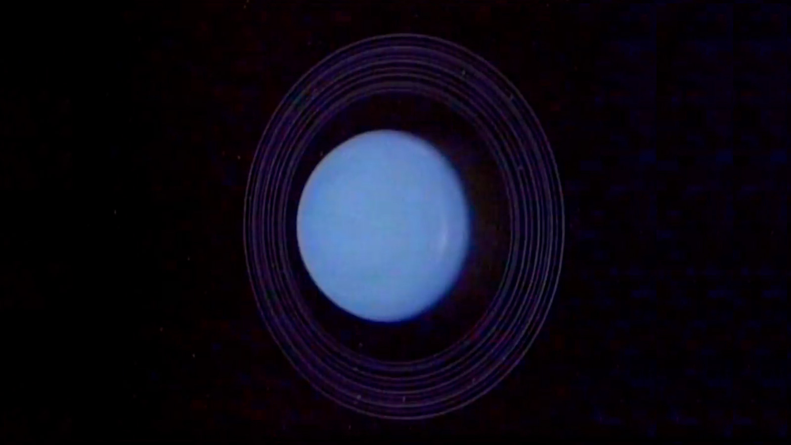 Uranus seen by Voyager 2