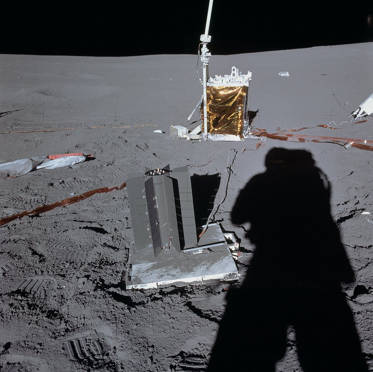 ALSEP deployed on the lunar surface