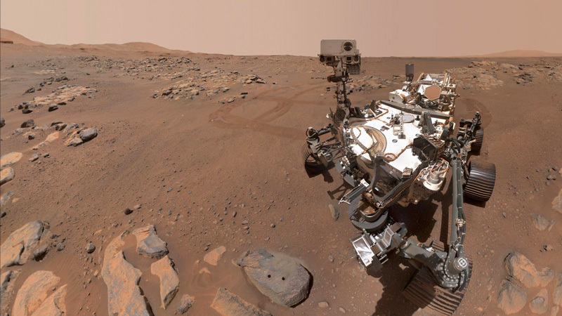 Mars Perseverance Rover selfie on Mars