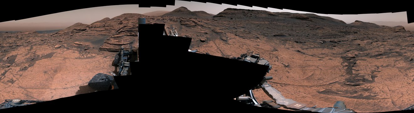 Curiosity's view of Mars