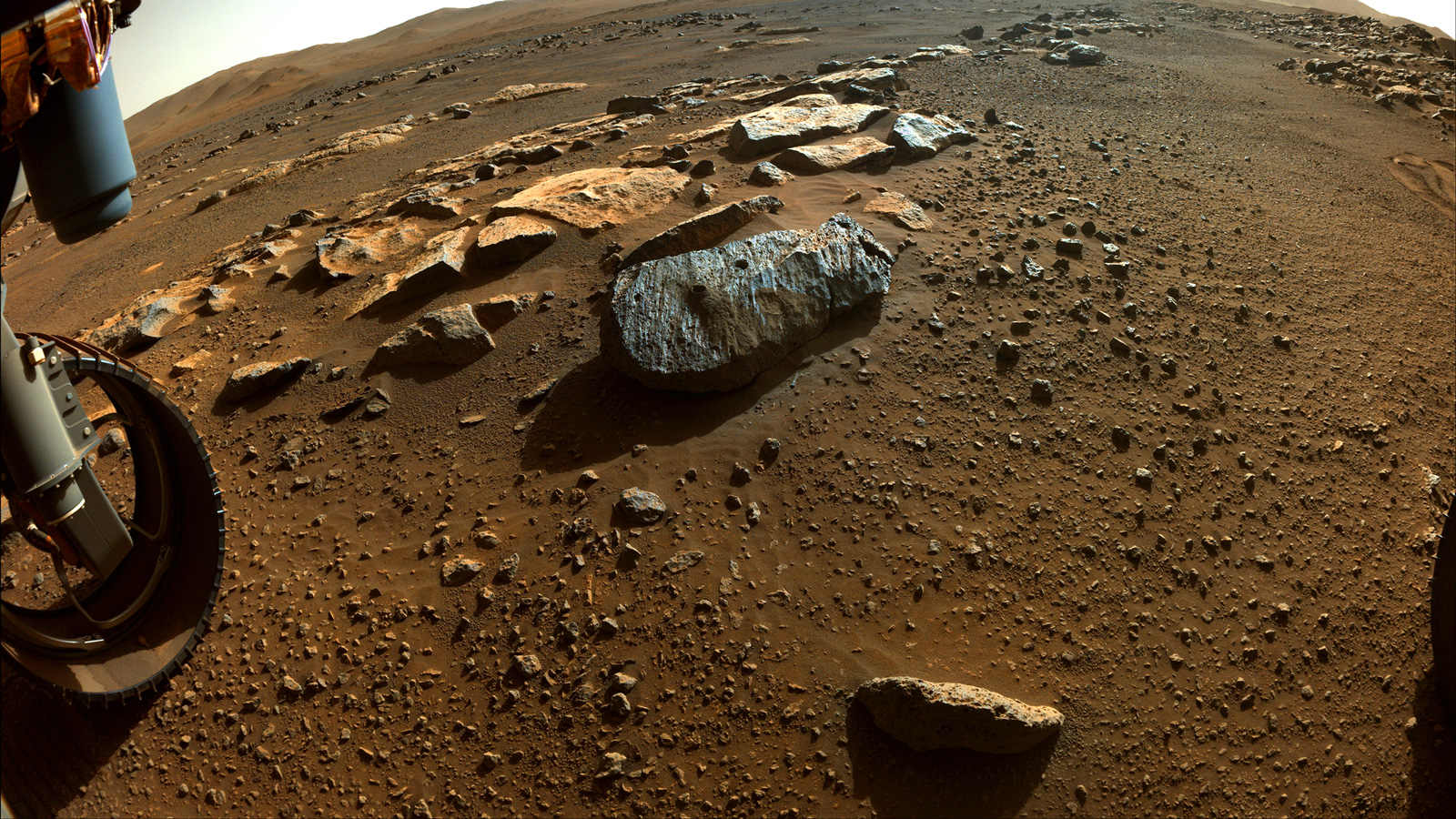 slide 4 - Image of rocks the rover has analyzed for sample collection