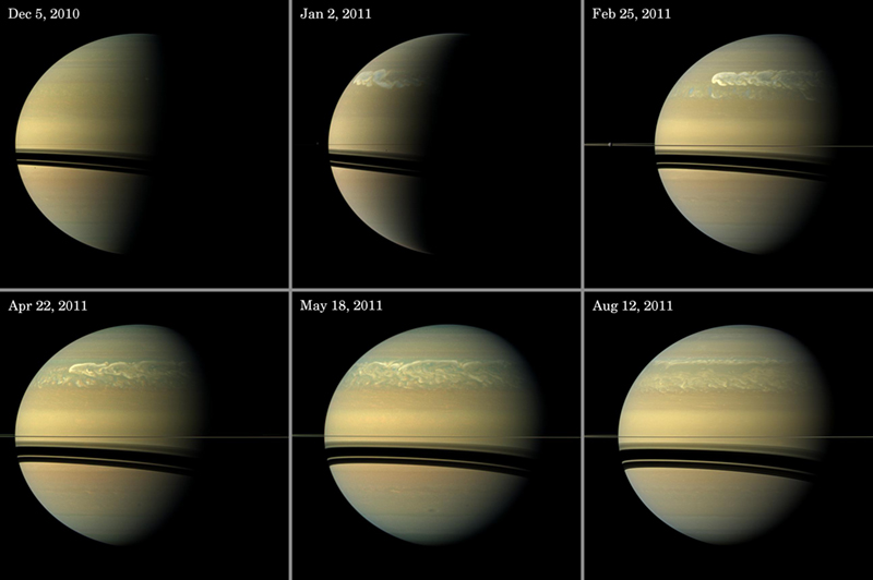 Chronicling Saturn's Northern Storm