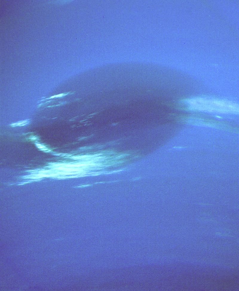Closest face-on view of Neptune's Great Dark Spot 